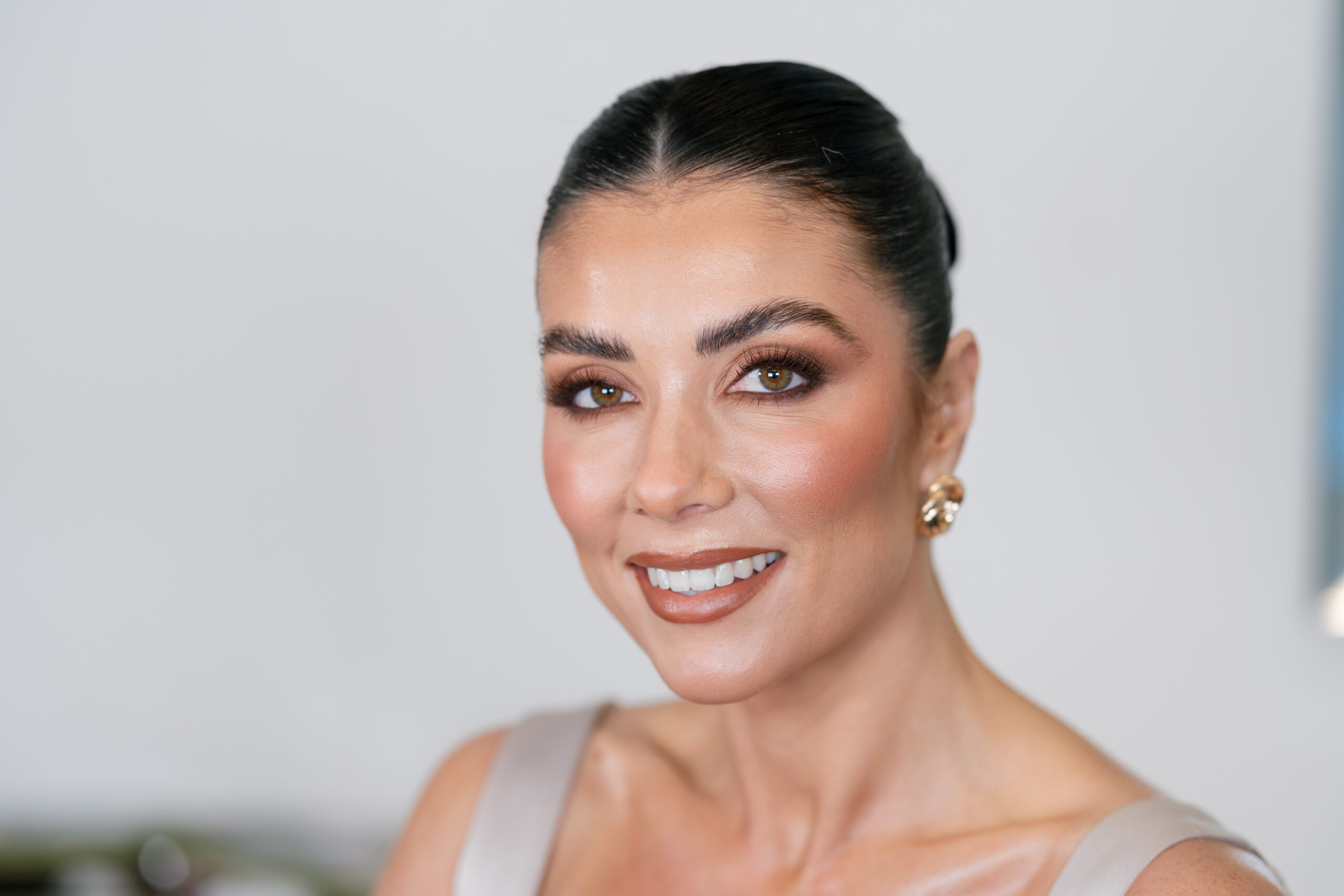 Bronzed Bridal Golden Glam