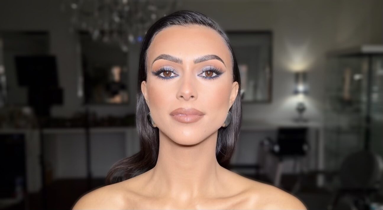 Cool-Toned Bridal Makeup for Brown Eyes